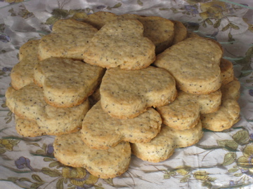 Poppyseed cookies
