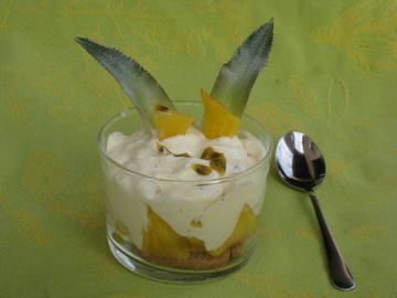Pineapple and Mango dessert